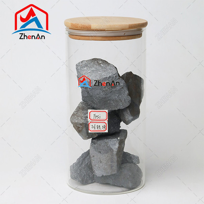استفاده از آهن ریخته شده FeSi Lump 75 72 10-50mm 50-100mm فلز سیلیکون 75% 72% فلز سیلیکون