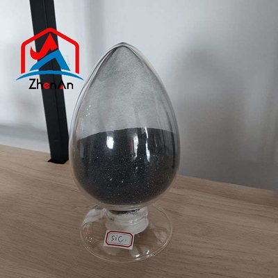 اندازه ذرات دانه دار کربید سیلیکون سیاه 0-5mm