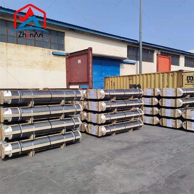 محصولات گرافیتی الکترود کربن UHP/HP/RP Dia 350mm الکترود گرافیتی با نوک برای Lf یا Eaf