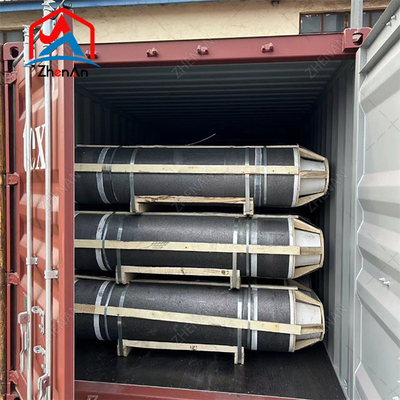محصولات گرافیتی الکترود کربن UHP/HP/RP Dia 350mm الکترود گرافیتی با نوک برای Lf یا Eaf