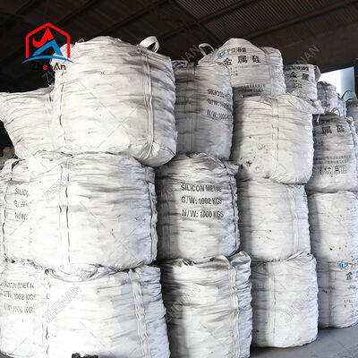 فلز سیلیکون خالص با اندازه ذرات کنترل شده و سازگاری دسته برای فولاد سازی و الکترونیک