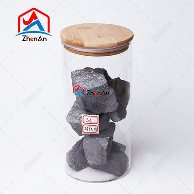 فیروسیلیکون FeSi 65/75 آلیاژ آهن سیلیکون با 65 ٪ 75٪ سیلیکون و اندازه ذرات 10 ٪ 220mm برای فولاد صنعتی