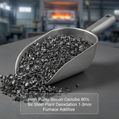 High Purity 90% Silicon Carbide 1-3mm Granules for Steel Plant Deoxidation and Refractory Applications