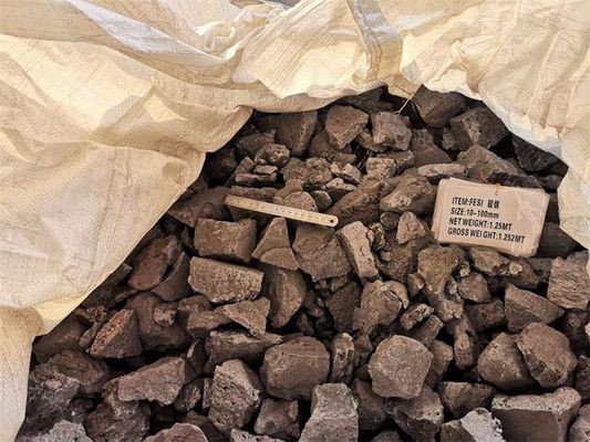 75 P خلوص بالا FeSi آلیاژ سیلیکون آهن 50-100 میلی متر توده های سیلیکون فرو